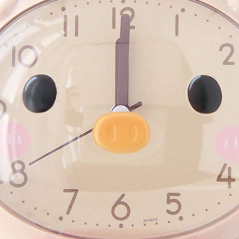 Cartoon Alarm Clock Bedside Luminous Children's Alarm Clock Beige