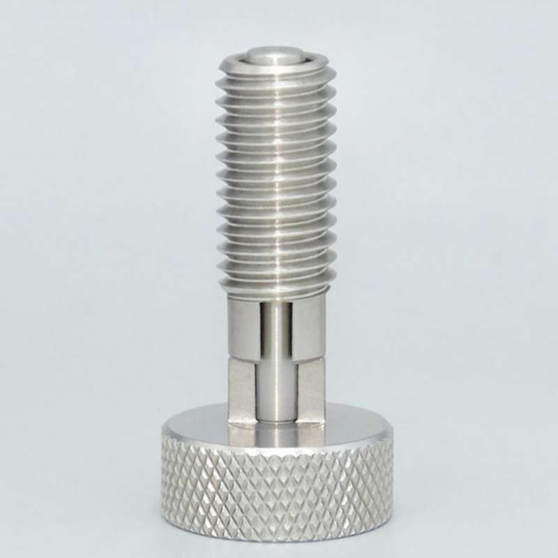 Hand Retractable Spring Plunger with Knurled Lock-out M8x1.25 ,2 Pcs
