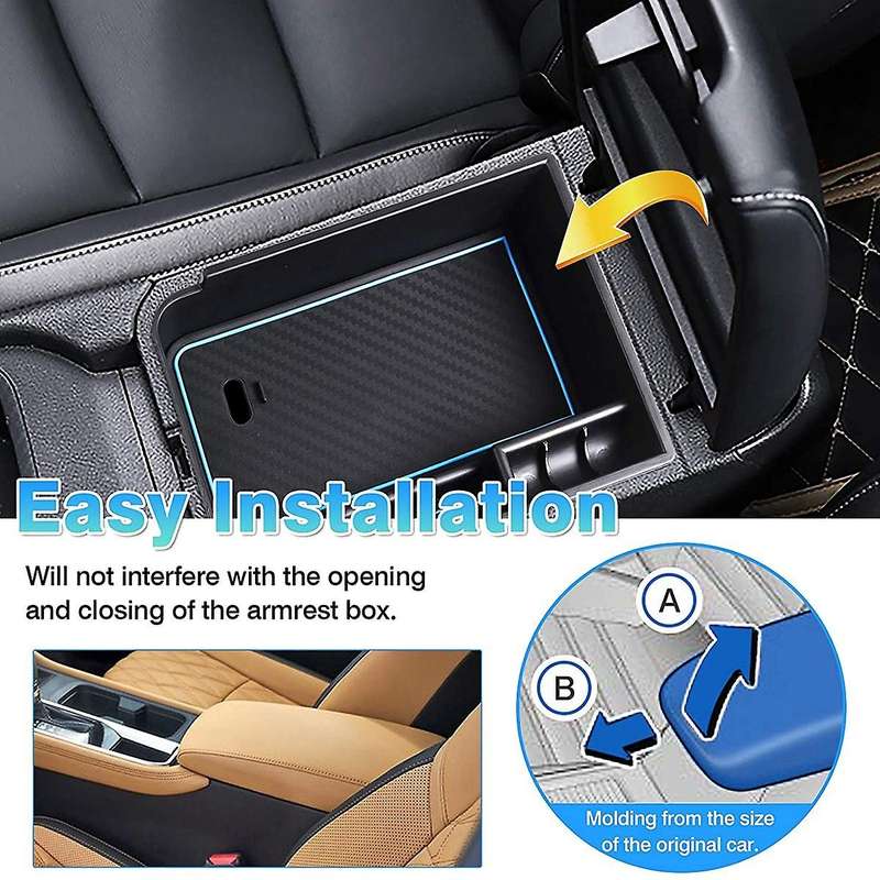 Central Console Armrest Box for Nissan Sentra 2020-2022 Orange+blue