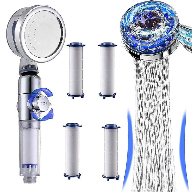 Vortex Shower Head High Pressure with Filters,handheld Turbo Spa B