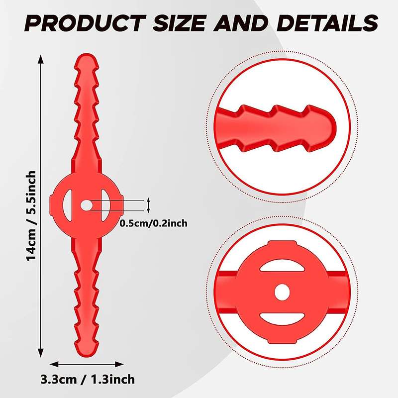 36 Pieces Of String Trimmer Head Blade Cordless Mower Accessories