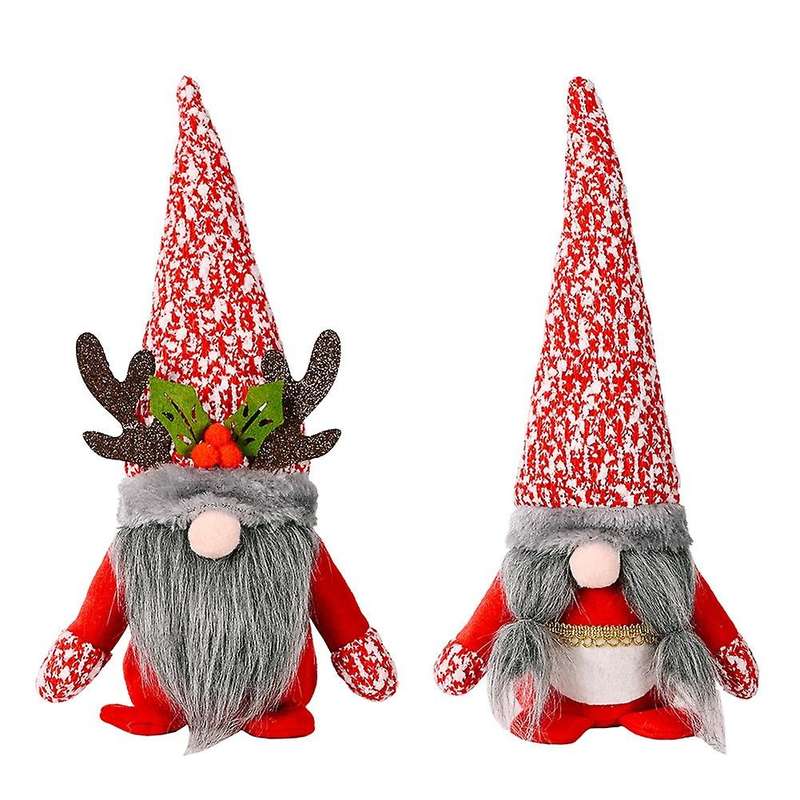 New Kids Toys Christmas Snow Red Faceless Rudolph Doll for Children