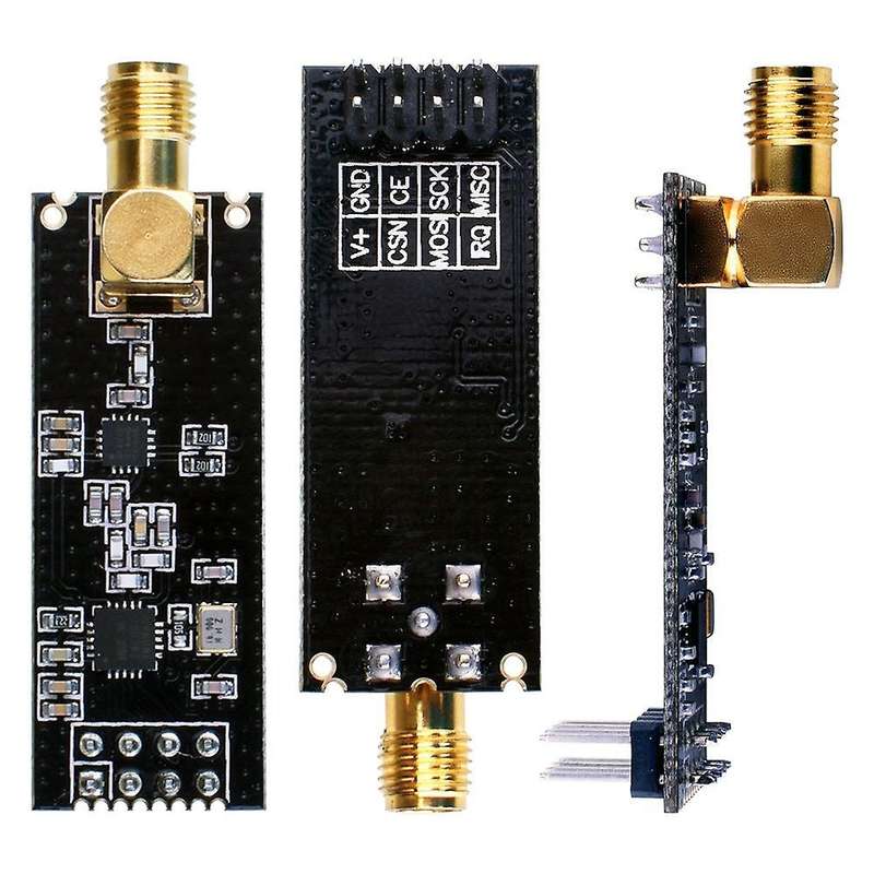 4pcs 2.4g Nrf24l01+pa+lna Wireless Module with Antenna 1000 Meters