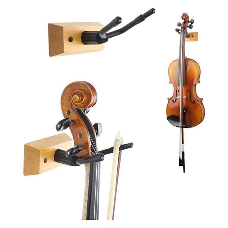 2 Pcs Violin Wall Mount, Hook,can Hang Violin Bow,for Home&studio