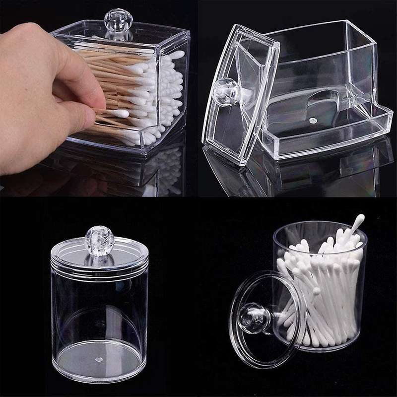 Qtip Holder Cotton Swab Holder,apothecary Jars with Lids for Bathroom