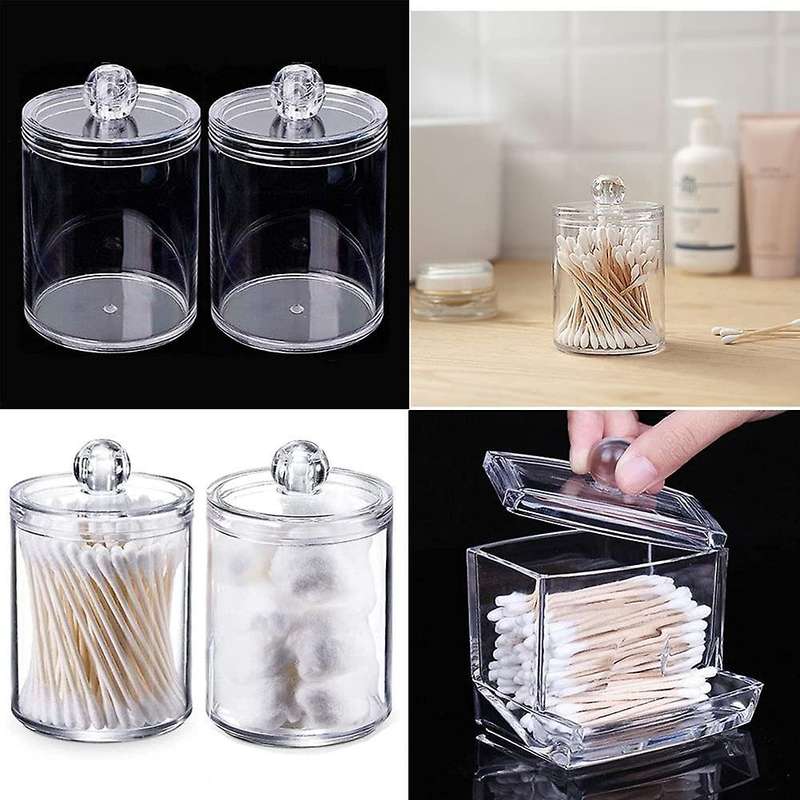 Qtip Holder Cotton Swab Holder,apothecary Jars with Lids for Bathroom