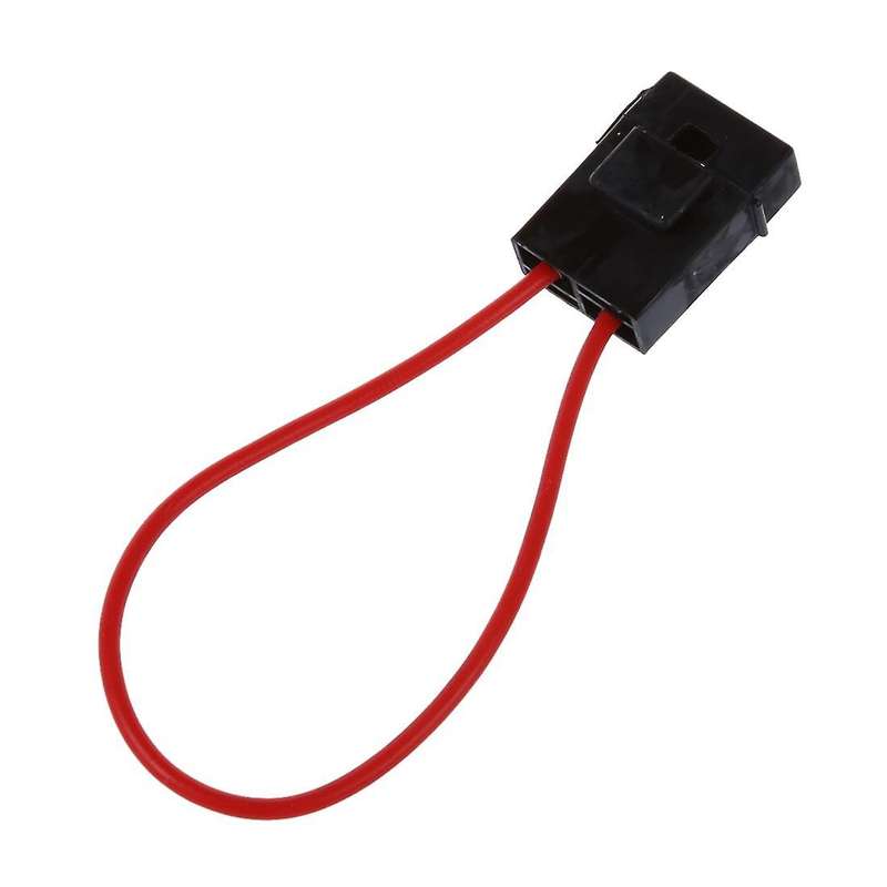 30a Wire In-line Fuse Holder Block Black Red for Car Boat Truck 20pcs