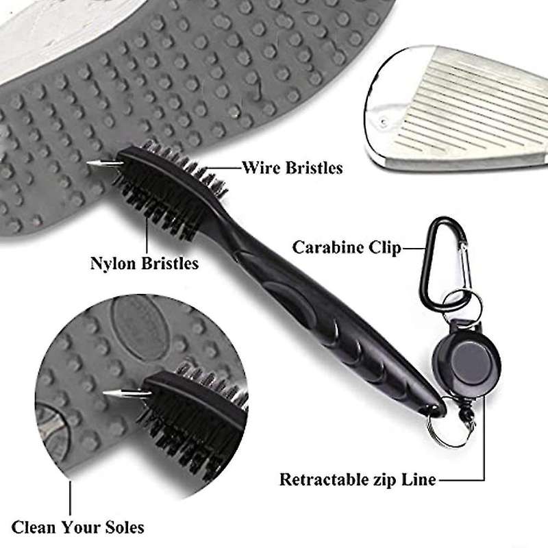 Golf Towel Set Sports Towel with Carabiner Tri-fold Towel 40x60cm