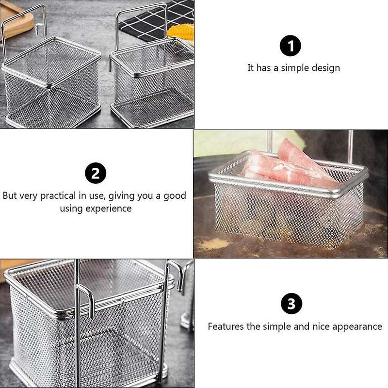 Fine Mesh Strainer Wire Strainer Basket Skimmer for Ramen Cooking