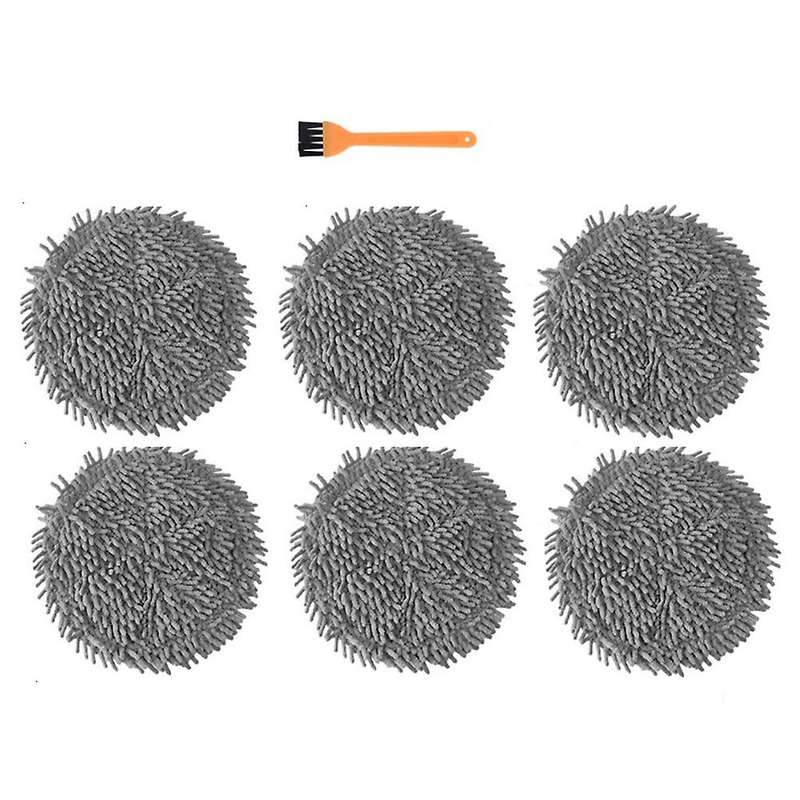 6pcs Washable Mop Cloth for Xiaomi Mijia Pro Stytj06zhm Robot