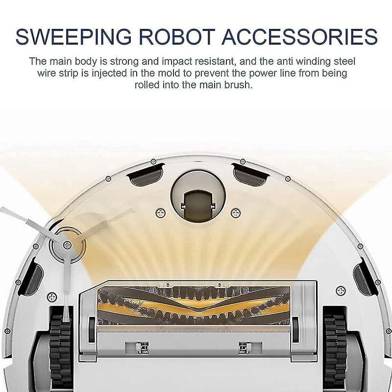 2 Packs Rolling Main Brushes Parts Replacement for Ecovacs Deebot N79