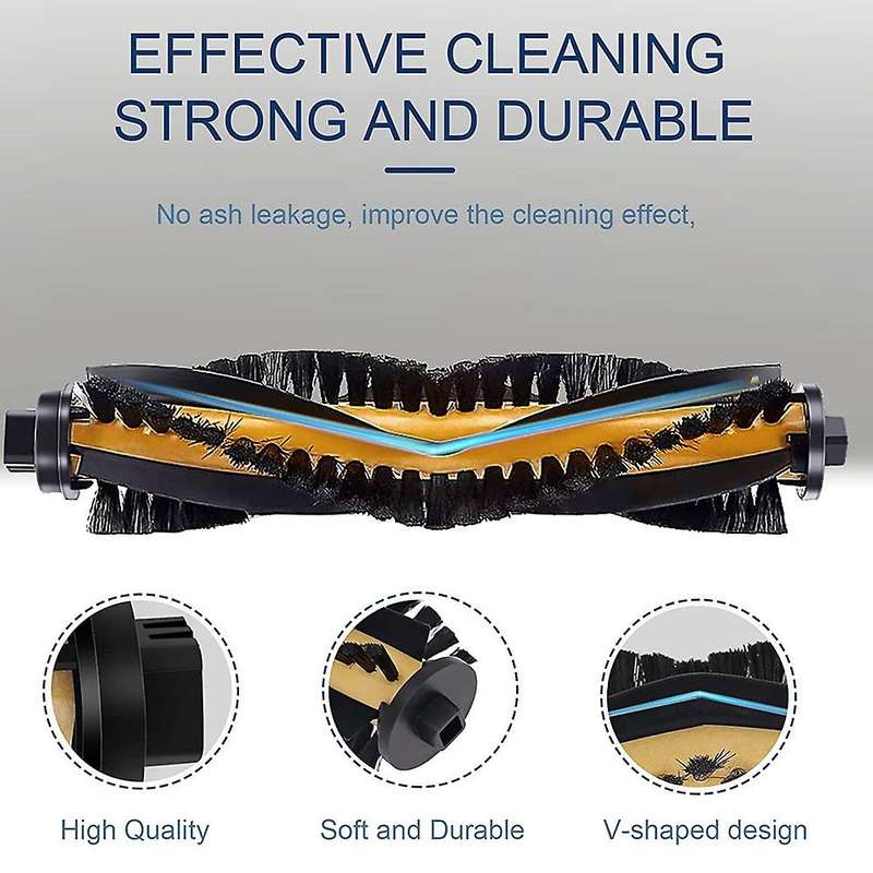 2 Packs Rolling Main Brushes Parts Replacement for Ecovacs Deebot N79