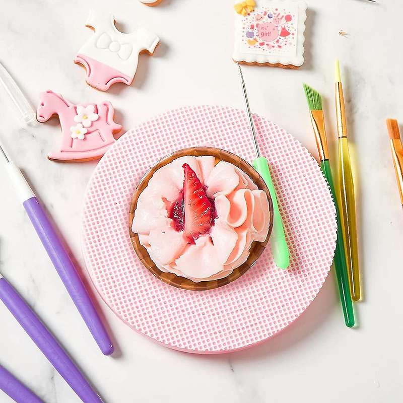 Cookie Decorating Kit,cookie Turntable,cookie Brushes, Baking Tools
