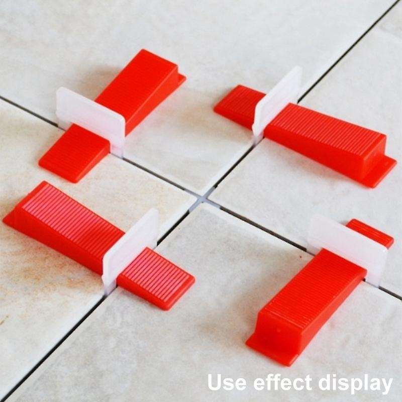200 Pcs. Leveling Clamps Set Spacer Tool for Laying Tiles 1.0mm