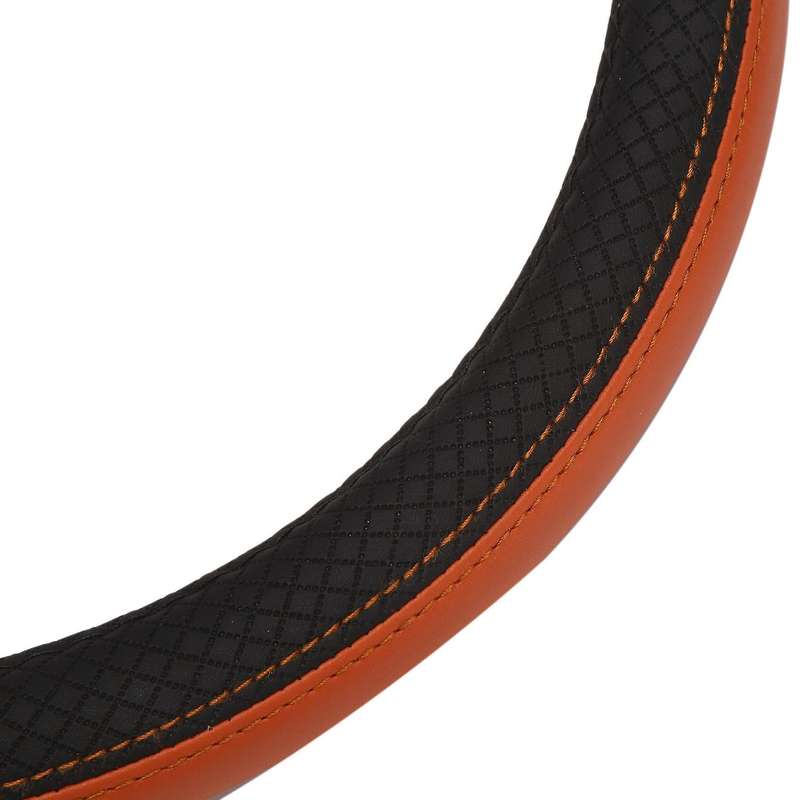 38cm Steering Wheel Cover, for All 99% Car Models Accessories Coffee