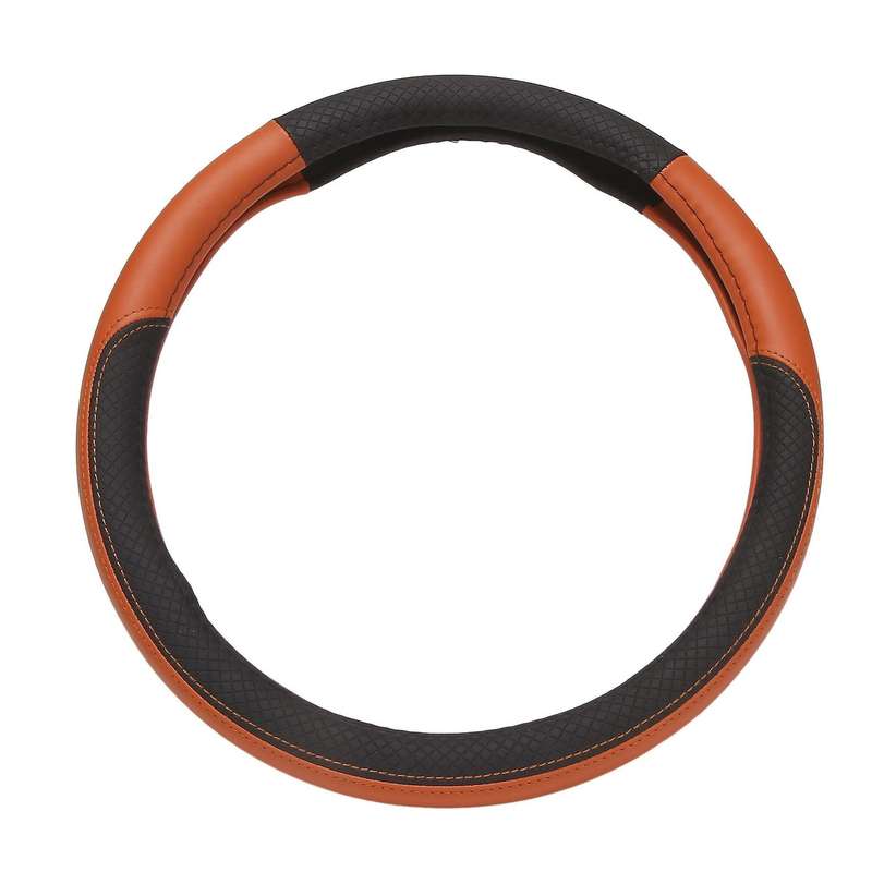 38cm Steering Wheel Cover, for All 99% Car Models Accessories Coffee