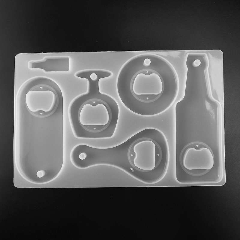 Bottle Opener Resin Molds, for Resin Keychain Corkscrew Diy Craft