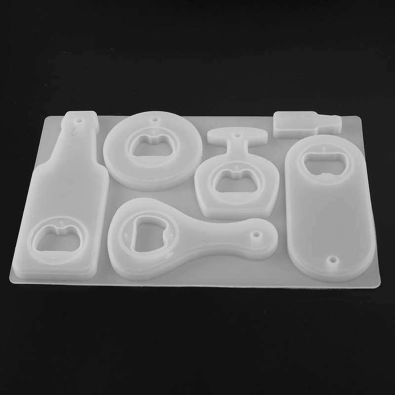Bottle Opener Resin Molds, for Resin Keychain Corkscrew Diy Craft