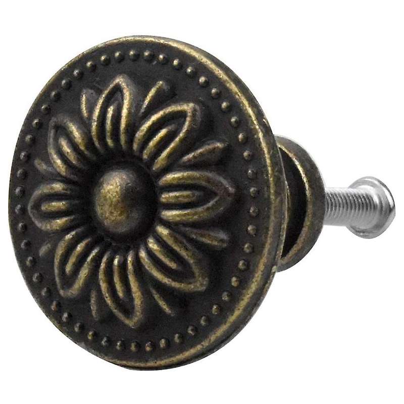 10pcs Cabinet Knob 32mm Vintage Drawer Cupboard Door Drawer Pull Knob