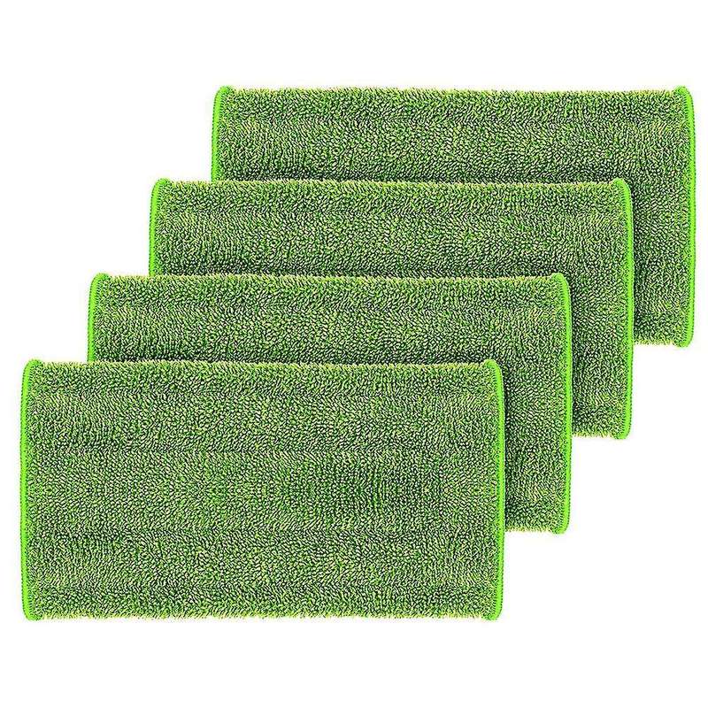 4pcs Microfiber Reusable Mop Pads for Swiffer Wetjet Washable