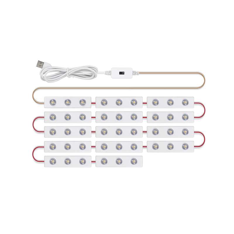 Usb Vanity Hand Sweep Sensor Led Wall Lamp Dimmable Dressing,14 Bulbs