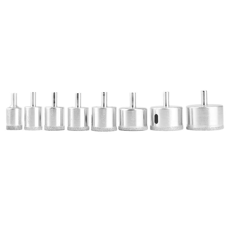 16pcs Diamond Tool Drill Bit Hole Saw Set for Glass Ceramic 6mm-50mm