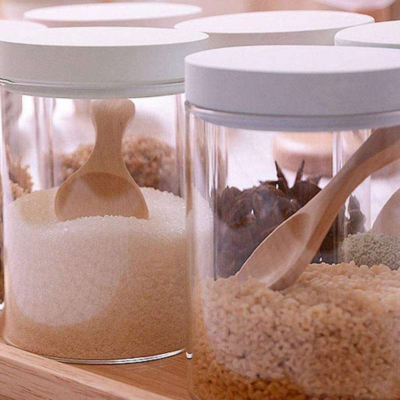 Small Wooden Spoons for Kitchen Cooking Seasoning Coffee Sugar 20pcs