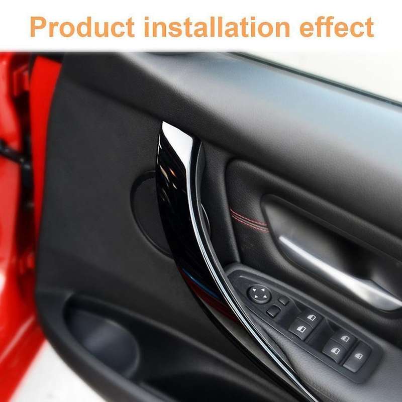 Handle Car Pull Trim Cover for Bmw 3 Series F30 Black,front Right