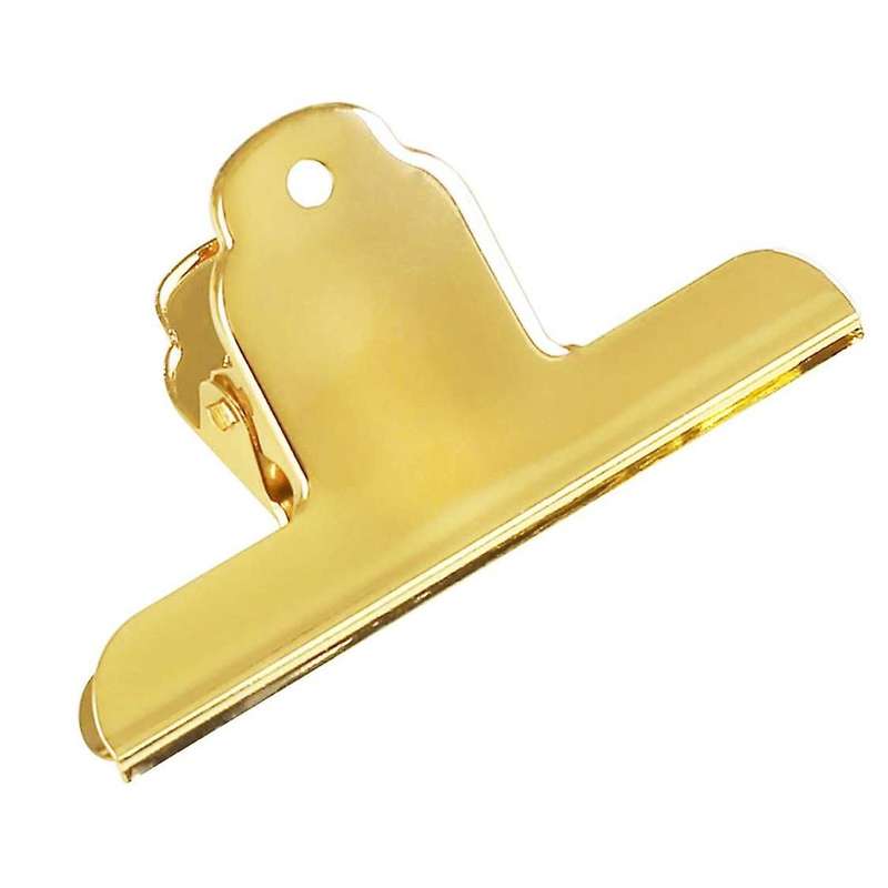 4 Pcs Clips Stainless Steel Bulldog Paper Clips for Office Supplies