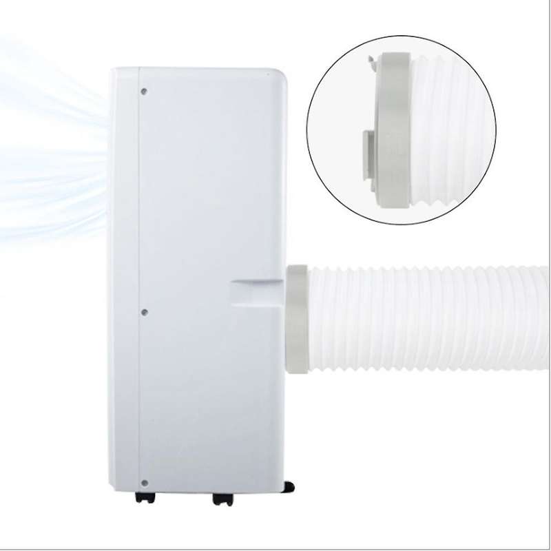 2 Round Ports 150mm Mobile Air Conditioner Exhaust Hose Adapter