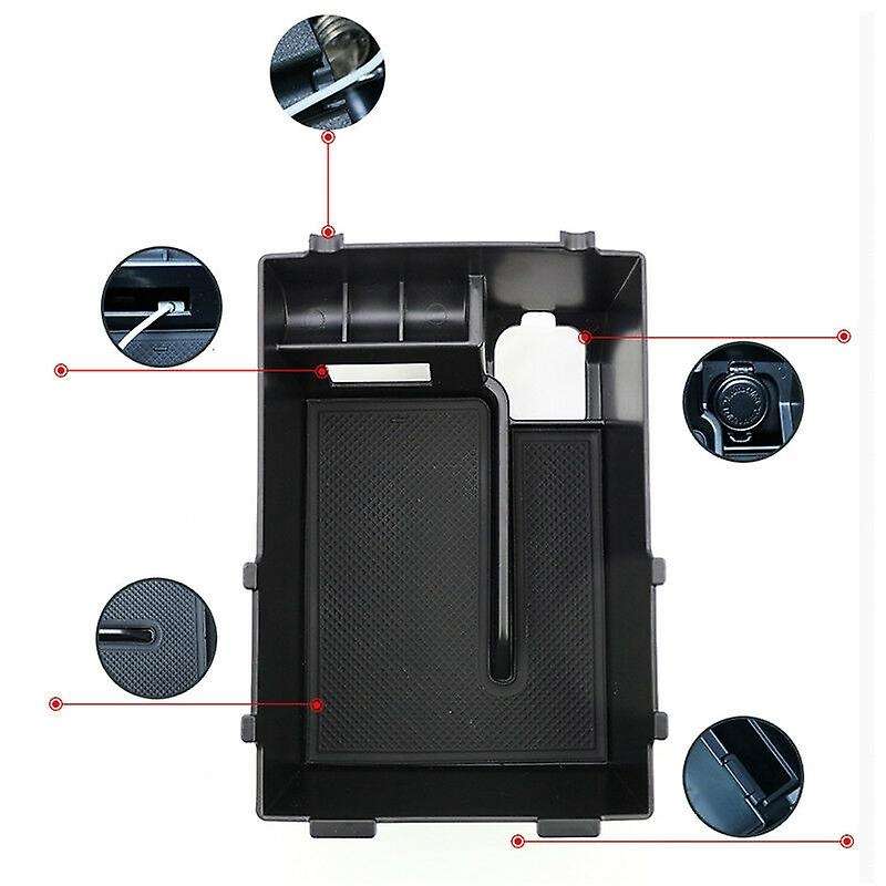 For Subaru Xv 2018-2019 Car Center Console Armrest Storage Organizer