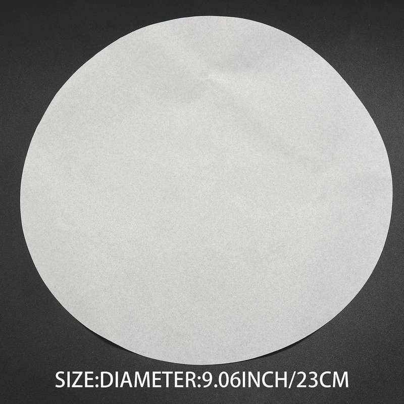 100 Pcs Round 9 Inch Baking Silicone Paper Cake Tin Liners(9 Inch)