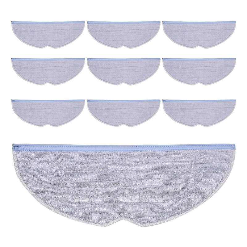 10 Pack Replacement Fiber Cleaning Pads for Roborock T7s T7s Plus