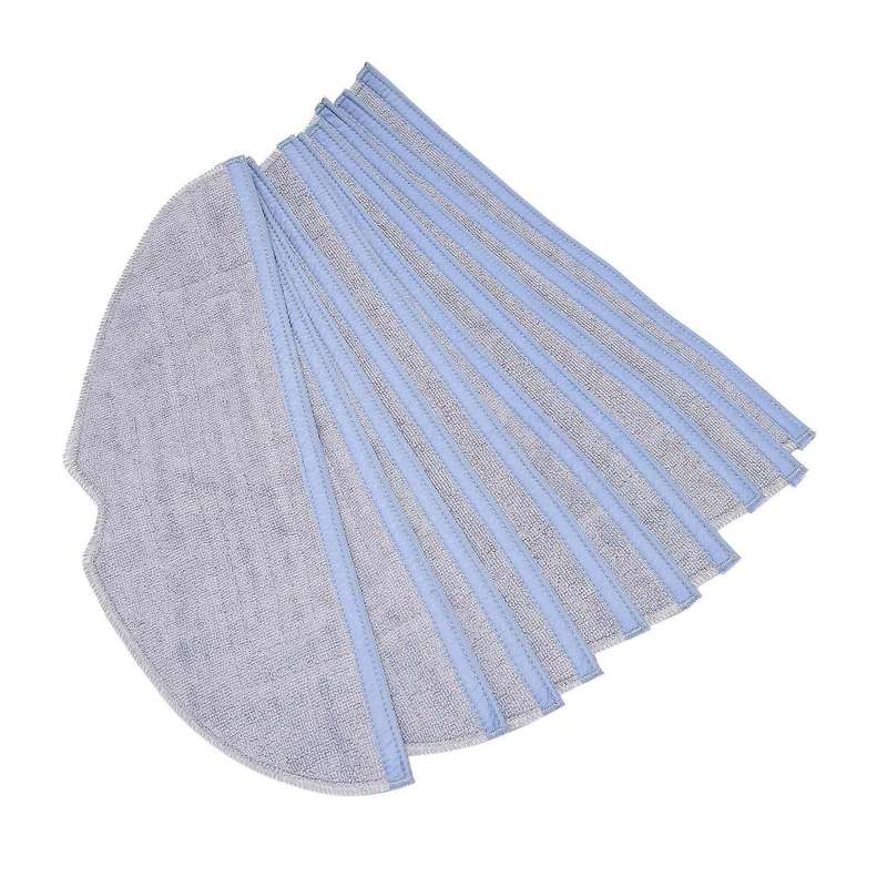 10 Pack Replacement Fiber Cleaning Pads for Roborock T7s T7s Plus