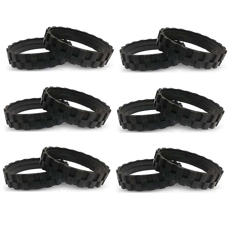 12pcs Tire Skin for Irobot Roomba Wheels Series 500, 600, 700, 800