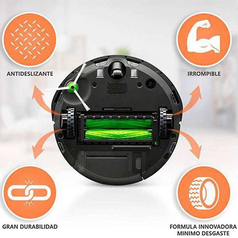 12pcs Tire Skin for Irobot Roomba Wheels Series 500, 600, 700, 800