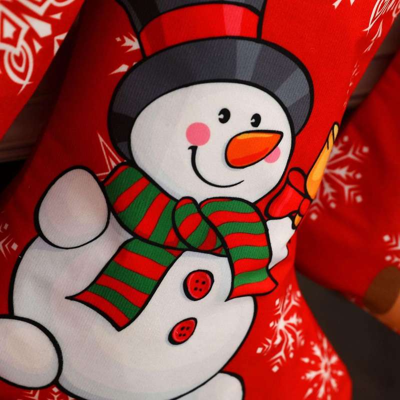 3 Pack Fireplace Christmas Tree Hanging Stockings for Home Decor