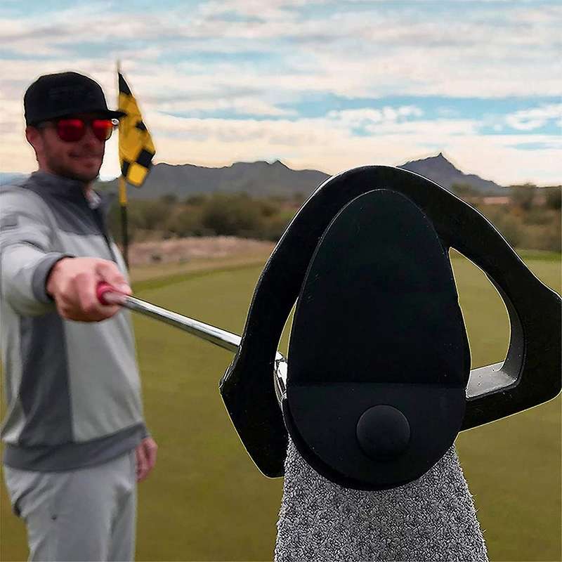 Magnetic Towel, for Strong Hold to Golf Carts Or Clubs,green