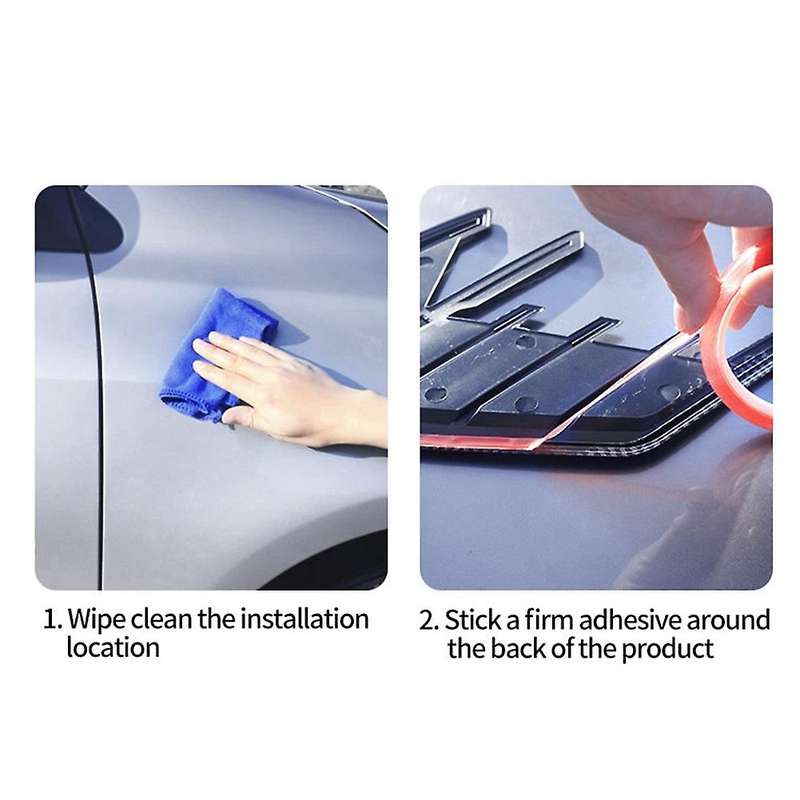 Car Tuyere Car Fender Shark Gill Body Trim Stickers Black