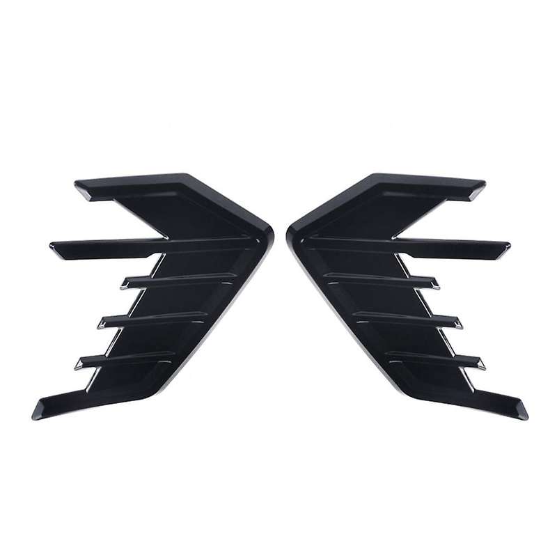 Car Tuyere Car Fender Shark Gill Body Trim Stickers Black