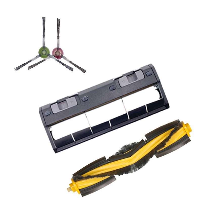 Side Brushes Main Brush Cover Kit for Ecovacs Deebot Ozmo 950 Robotic