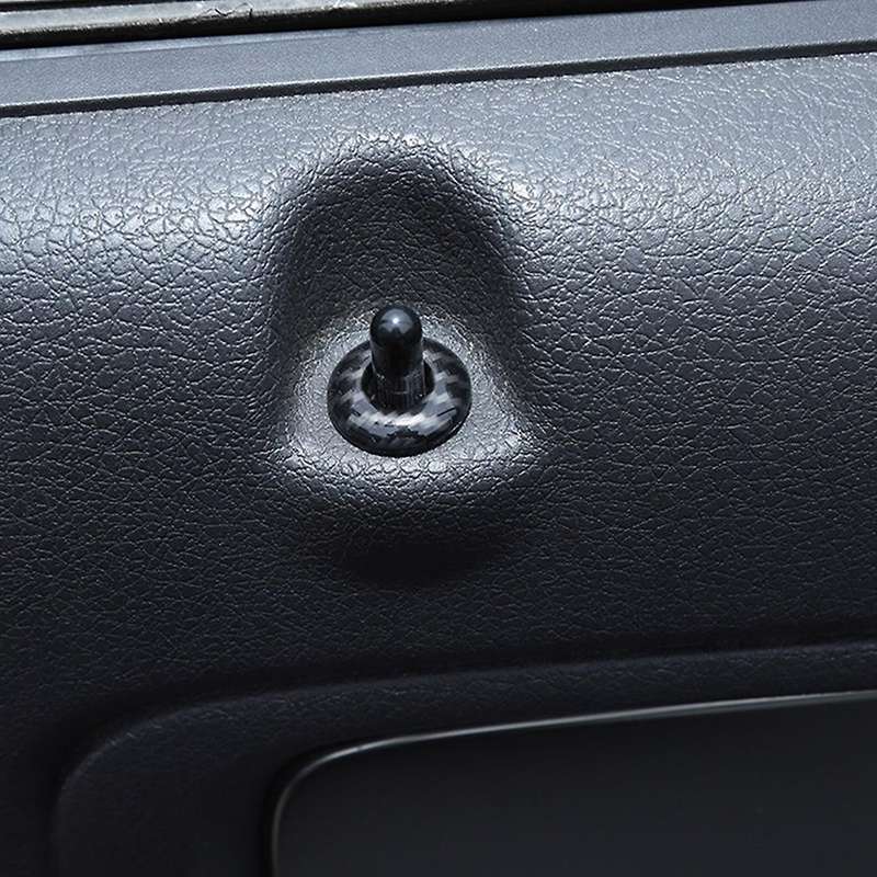 Car Door Lock Bolt Pin for Ford F150 2009-2014 ,carbon Fiber