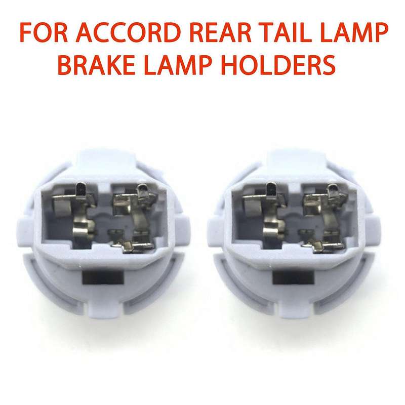 10pcs Brake Tail Lamp Rear Light Bulb Socket for Honda Accord Civic