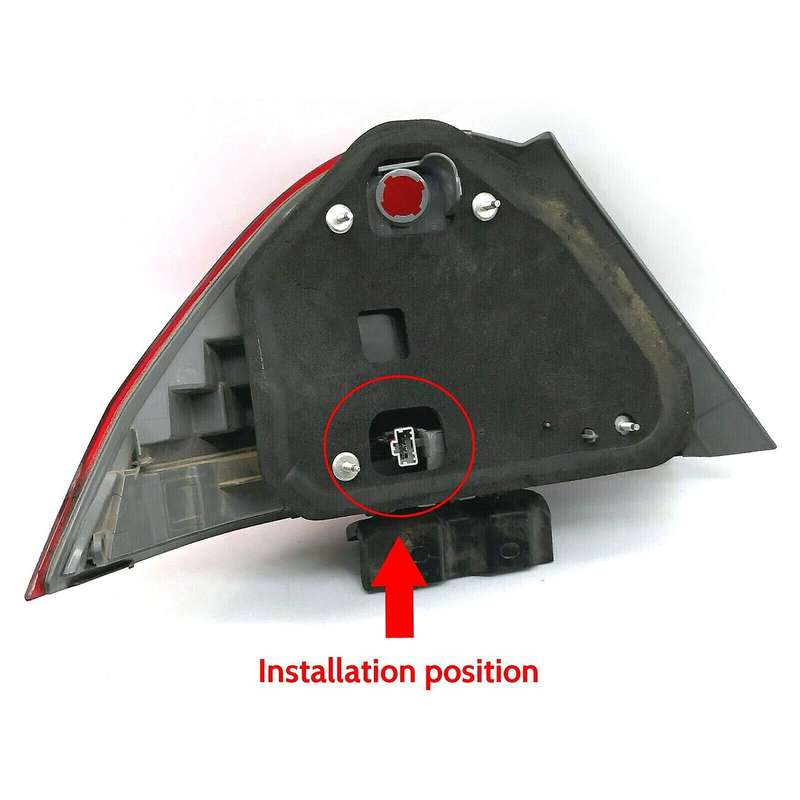 10pcs Brake Tail Lamp Rear Light Bulb Socket for Honda Accord Civic