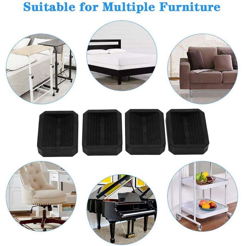 4pcs Furniture Wheel Caster Cups, for Furniture Wheels/furniture Leg