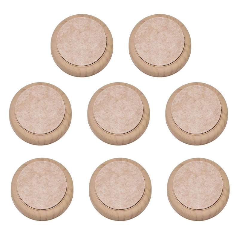8pcs Felt Floor Cups 60mm Furniture Castors for Chair Legs Furniture
