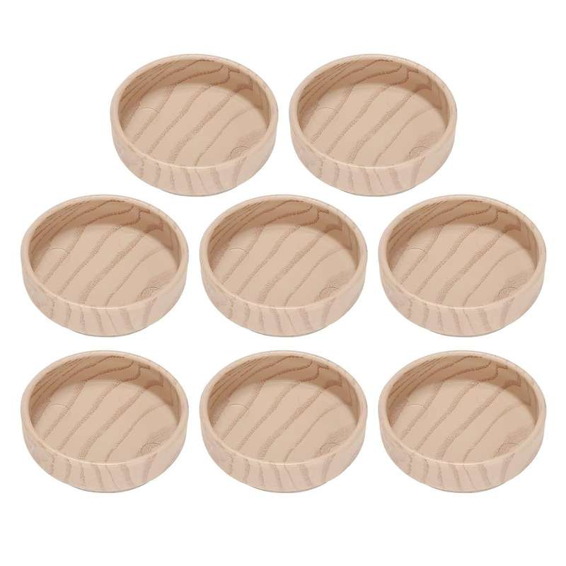 8pcs Felt Floor Cups 60mm Furniture Castors for Chair Legs Furniture