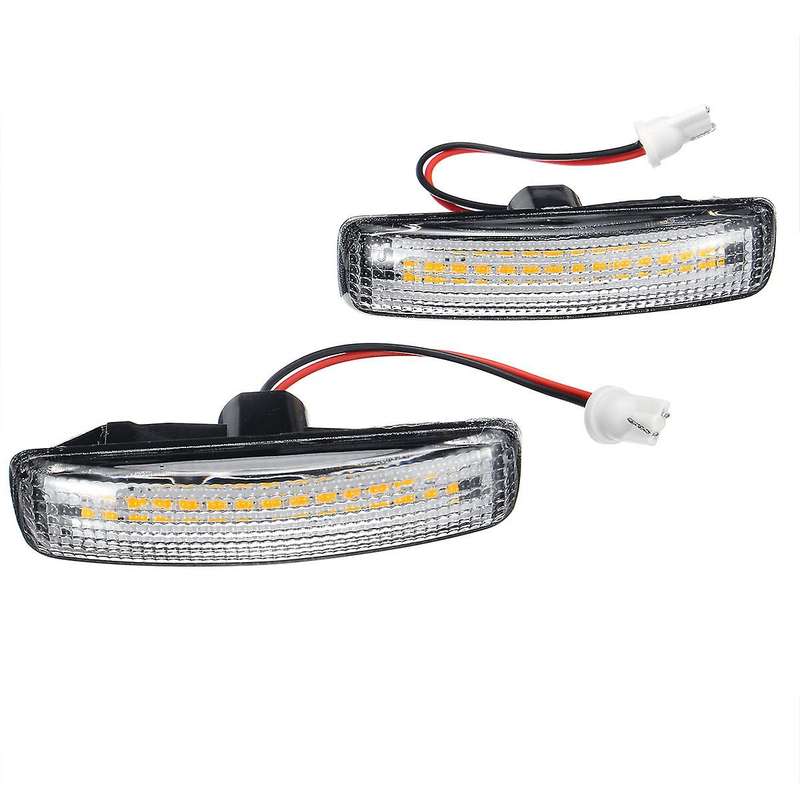 2x Amber Blink Led Side Marker Light for Land Rover Discovery 3