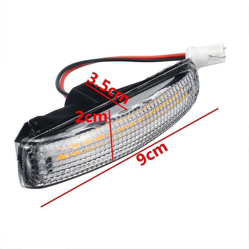 2x Amber Blink Led Side Marker Light for Land Rover Discovery 3