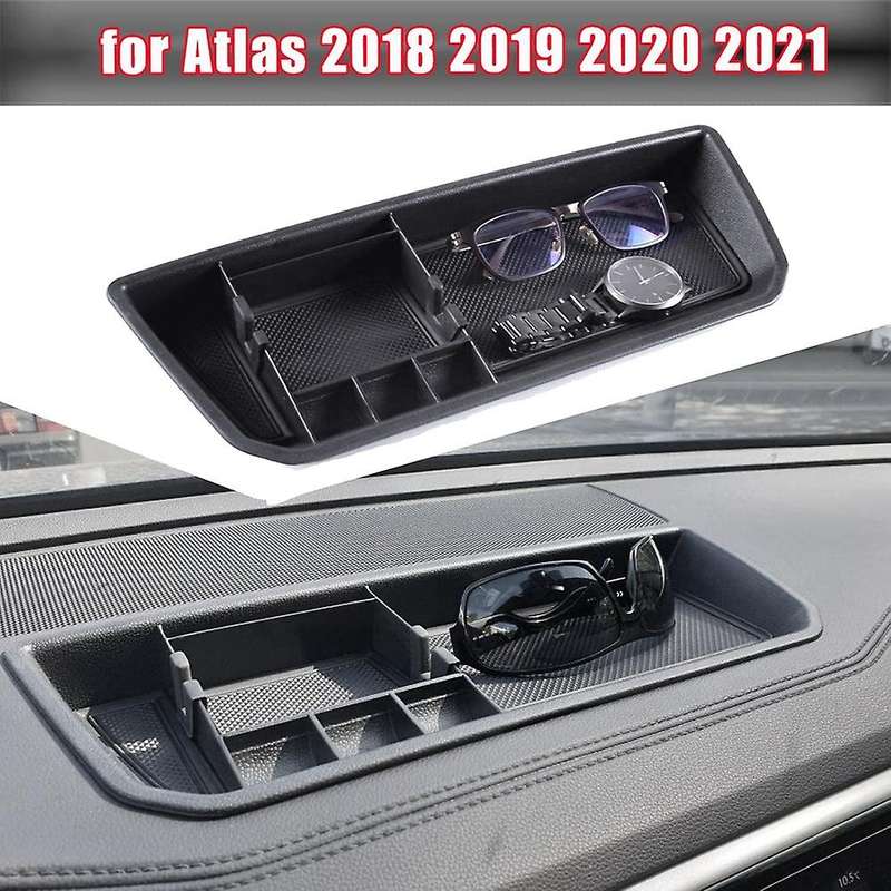 Interior Dashboard Storage Box Organizer Holder Tray for Atlas